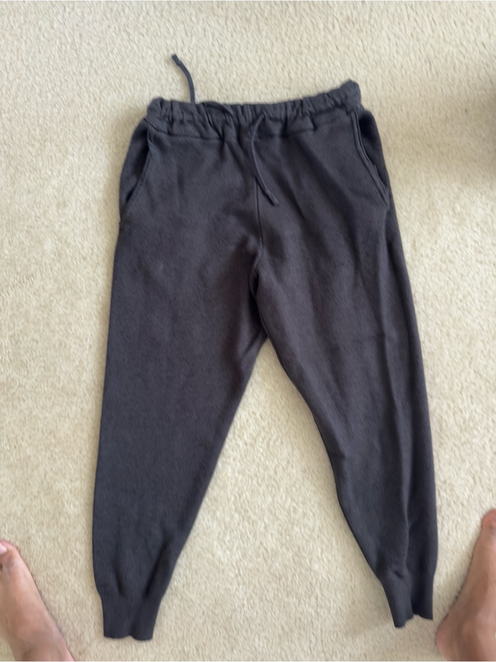 NWOT MENS ZARA CASHMERE WOOL BLEND JOGGERS MENS SMALL SLIM FIT